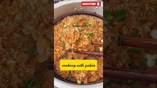 Steam Rice Beef 🔥Recipeshortviralvideocooking with zakia✨ [upl. by Odnanref136]