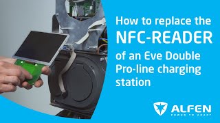 How to replace the NFCREADER of an Alfen Eve Double Proline charging station [upl. by Cohberg]