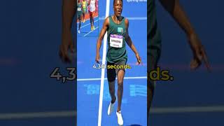 Zambia in the Mens 400m Semifinals at the Paris 2024 Olympics [upl. by Nivled]