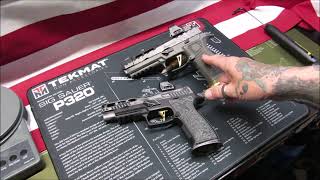 SIG AXG PRO P320 vs SIG SPECTRE COMP P320 [upl. by Driskill]