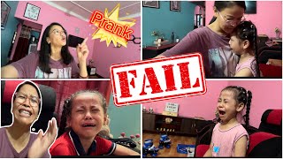 PRANK GONE WRONG 😱 why she’s crying 😭 What happen with her 😳 family vlog ￼￼ [upl. by Saretta]