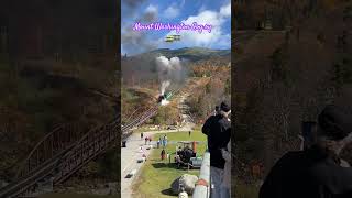 Mount Washington Cog Railway New Hampshire🚟🚃 [upl. by Eidurt]