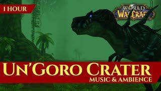 Vanilla UnGoro Crater  Music amp Ambience 1 hour 4K World of Warcraft Classic [upl. by Orest]