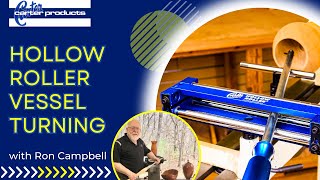 Vessel Turning with Ron and the Carter Hollow Roller™ [upl. by Pyszka]