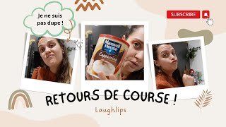 RETOURS DE COURSES 🛒  Ils sont ou les cookies  Je ne suis pas dupe  laughlips tousenmayo [upl. by Albie]