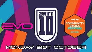 Zwift  Community Racing Festival  EVO  Turf N Surf D in Makuri Islands 610pm UK D pen [upl. by Aleka]