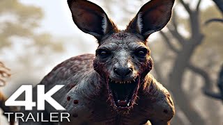 THE RED Trailer 2024 Killer Kangaroo Movie  4K UHD [upl. by Lasky721]