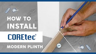 How to Install COREtec® Modern Skirting Plinths Installation Guide [upl. by Piks]