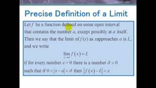 Epsilon Delta Definition of Limit [upl. by Ayian]