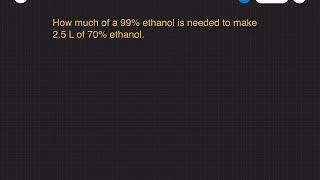 Diluting percentage solutions [upl. by Harutek]