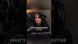 Alice Cooper answer to whos the best guitar player of all time guitar rockinterview alicecooper [upl. by Shewmaker]