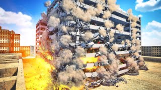 Realistic Building Demolition 3  Teardown [upl. by Eciruam]