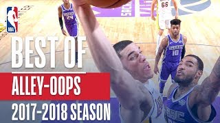 Best Alleyoop Dunks of the 20172018 NBA Regular Season [upl. by Sikram]