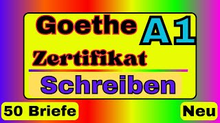 GoetheZertifikat A1 50 Wichtige Briefe für das GoetheZertifikat A1 Erfolgreich Deutsch lernen [upl. by Jacobina]