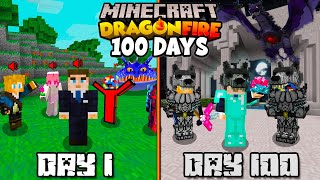 I Spent 100 Days in DRAGON FIRE Minecraft with Joshemve This is what happened [upl. by Leiser]