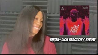 American Reacts to Ruger  Dior Official Audio [upl. by Ayhay]