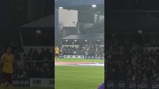 Northampton town fans disrupting remembrance 😤 football bcfc kickoff northampton [upl. by Curry]