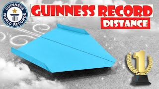 Paper Airplane With Guinness Record for Farthest Flight [upl. by Anek153]