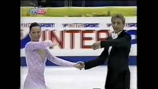 2000 World Championships  Compulsory Dance 1  Sylwia Nowak amp Sebastian Kolasiński POL [upl. by Yaned639]