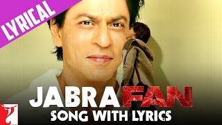 Lyrical Jabra Fan Anthem Song with Lyrics  Shah Rukh Khan  Varun Grover [upl. by Hesta787]