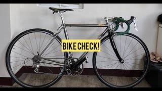 Litespeed Classic Titanium Road bike Bike Check [upl. by Leinaj]