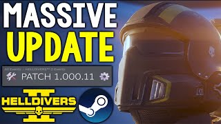 MASSIVE HELLDIVERS 2 STEAM UPDATE  BIG NEW FEATURE FINALLY ADDED [upl. by Kirtley560]