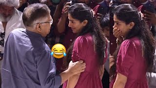 Allu Aravind Funny Moments With Sai Pallavi at Thandel Release Date Press MeetNaga Chaitanya [upl. by Airdnola]