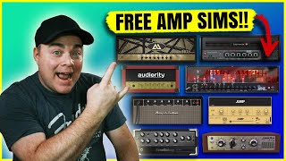 Top 10 Free Guitar Amp Sim Plugins 2023 [upl. by Atla]