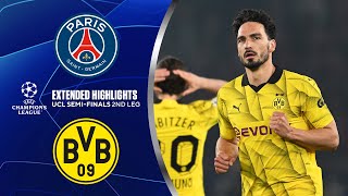 PSG vs Borussia Dortmund Extended Highlights  UCL SemiFinals 2nd Leg  CBS Sports Golazo [upl. by Lemar]