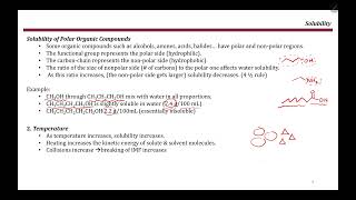 Solubility amp Recrystallizationpart1 [upl. by Cicely214]