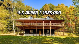 Cabin For Sale  45 Acres  385000  313 Black Hollow Rd Rockwood TN 37854 [upl. by Bart]