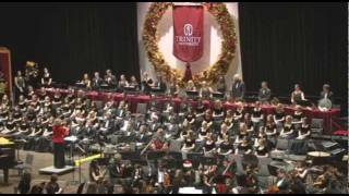 Trinity University Handbell Ensemble plays quotFarandolequot at the 2011 Christmas Concert [upl. by Pufahl]