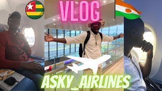 🇹🇬VLOG ASKYAIRLINES🇳🇪 VOICI À QUOI RESSEMBLE UN VOYAGE DE LOMÉ À NIAMEY vlog togo vlog Lomé [upl. by Nosduj300]