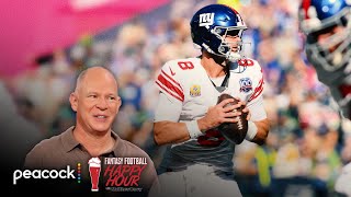 Daniel Jones Austin Ekeler among top Week 6 flex plays  Fantasy Football Happy Hour  NFL on NBC [upl. by Abigale]