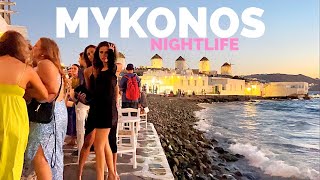 Mykonos Greece 🇬🇷  Summer Nightlife Walk  September 2022  4K HDR [upl. by Bobinette680]