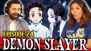 DEMON SLAYER EPISODE 24 REACTION Rehabilitation Training 1x24 REACTION [upl. by Weissman]