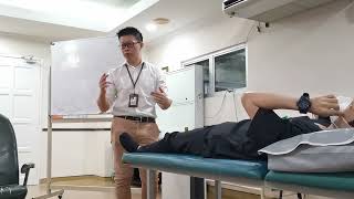 Lumbar Spine Examination with Dr Justin [upl. by Eigger153]