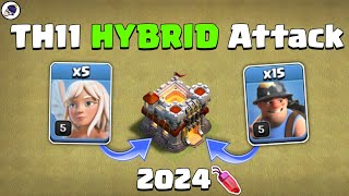 Best Townhall 11 Attack Strategy 2024 Clash of Clans [upl. by Bonnette]