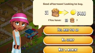 Hay Day Gameplay  Completing truck orders  Level 71 💙 [upl. by Inavoy]