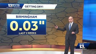 Dry weather continues in Alabama [upl. by Emmie]