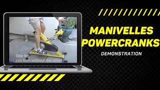 Manivelles Powercranks ⎜Outils dentrainement ⎜Cycling amp Running Démonstration [upl. by Clellan]