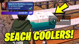 How to EASILY Search Ice Machines Coolers or Produce Boxes  Fortnite Star Wars Quest [upl. by Hattie]