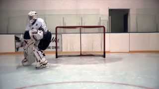 Butterfly Slide  Ice Hockey Goalie Training [upl. by Annait2]