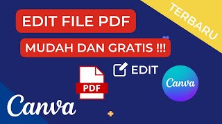 Cara Edit File PDF di Canva 100 Berhasil [upl. by Eremaj916]