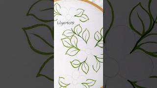 easy fabric painting ideas fabricart [upl. by Arabeila51]