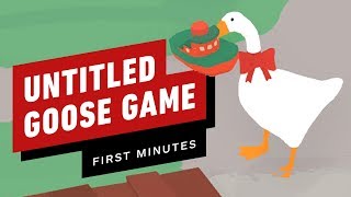 The First 11 Minutes of Untitled Goose Game  Gameplay [upl. by Baumbaugh]