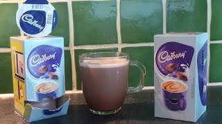 How to make smooth silky CADBURY hot chocolate  Bosch Tassimo [upl. by Dewain]