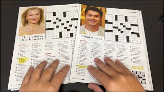 ASMR Crossword Puzzles whisper [upl. by Toffic]