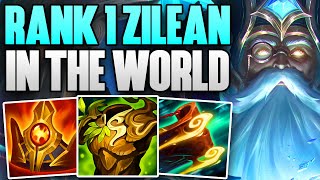 BEST ZILEAN IN THE WORLD FULL SUPPORT GAMEPLAY  CHALLENGER ZILEAN SUPPORT  Patch 1411 S14 [upl. by Suisyola]