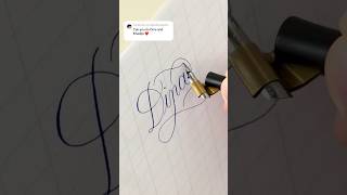 kaligrafia calligraphy handwriting lettering copperplate script [upl. by Ileray]